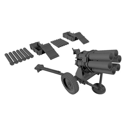 Nebelwerfer with ammunition