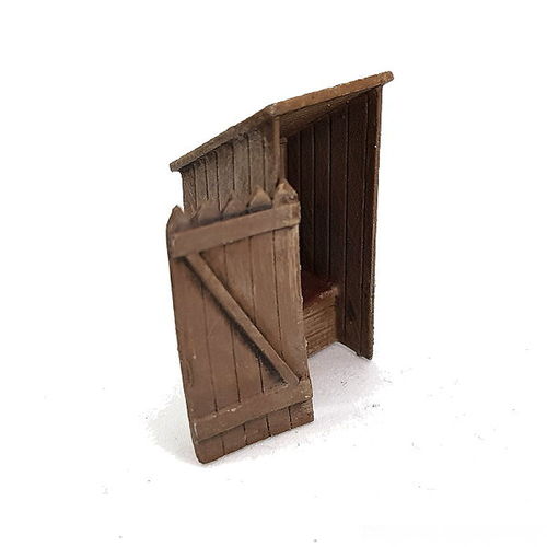 Old wooden latrine