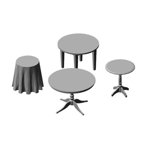 Assorted round tables