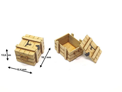 Wooden box #3 (Rope handles)