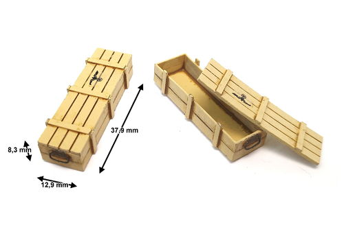 Caja de madera #4 (Asas metálicas)