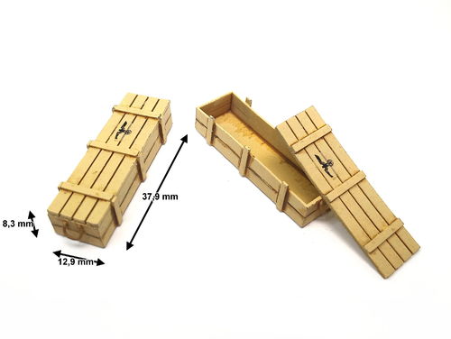 Wooden box #4 (Rope handles)