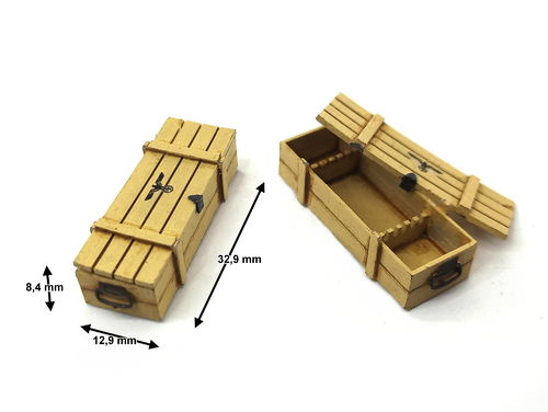 Caja de madera #5 (Asas metálicas)