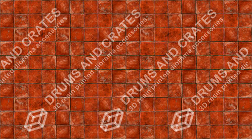 Tiled country floor (small tiles)
